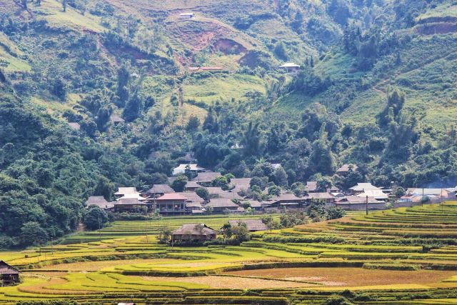 Bản làng người Mông ở Mù Cang Chải - Ảnh từ Phan Tuấnn Bản làng người Mông ở Mù Cang Chải - Ảnh từ Phan Tuấnn