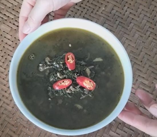 Canh tiết lá đắng Canh tiết lá đắng