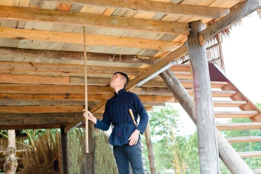 Tục chọc sàn của người Thái - Ảnh từ Văn Hóa Việt Nam