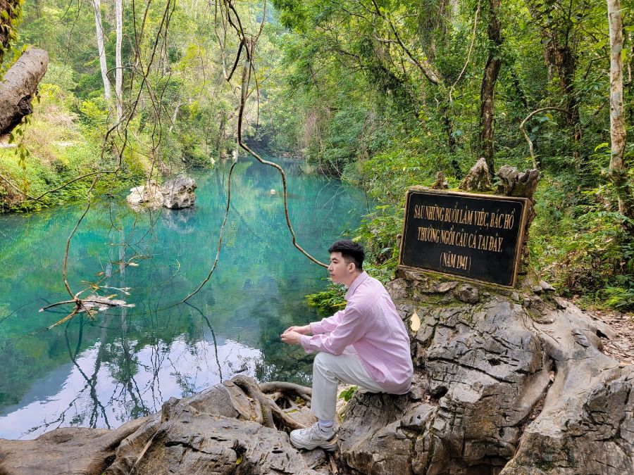 Dòng suối LêNin trong Khu di tích lịch sử Pác Bó - Ảnh từ Trần Trung Kiên Dòng suối LêNin trong Khu di tích lịch sử Pác Bó - Ảnh từ Trần Trung Kiên