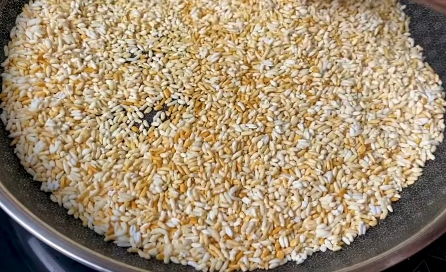 Cách làm thính gạo - Ảnh sưu tầm