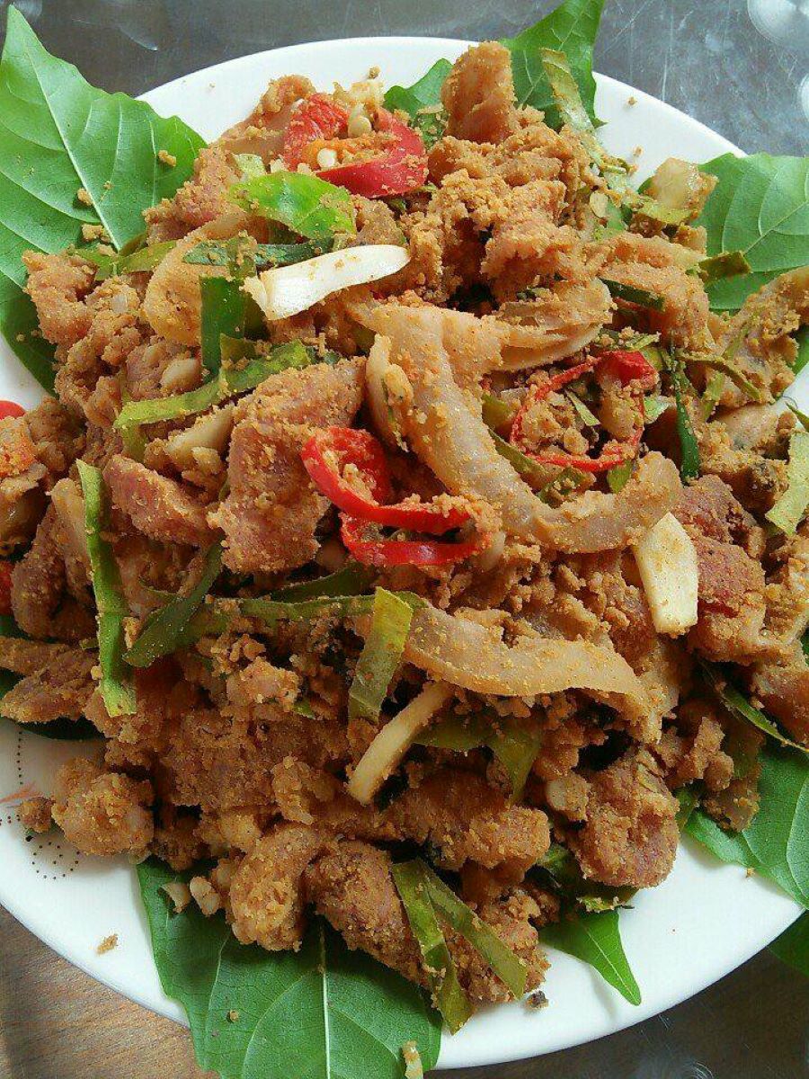 Đặc sản thịt lợn muối chua - Ảnh từ Thu Cù Thị