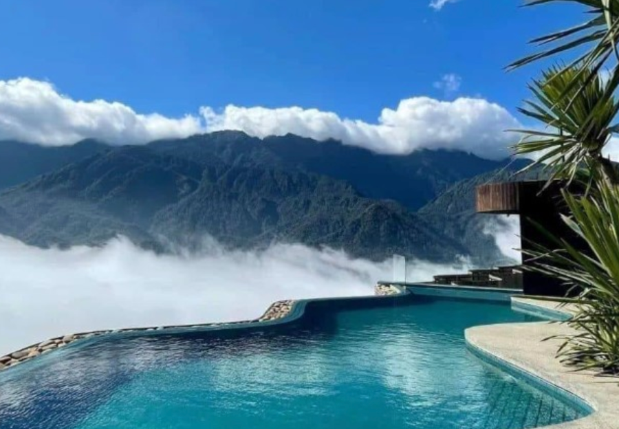 Chiếc hồ bơi cực chill tại Khách sạn Amazing Sapa - Ảnh sưu tầm