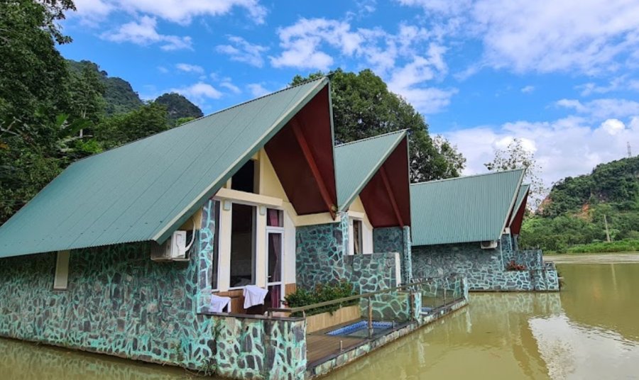 Trường Xuân Resort Hà Giang nằm trên dòng sông Nho Quế thơ mộng - Ảnh từ ngo uy