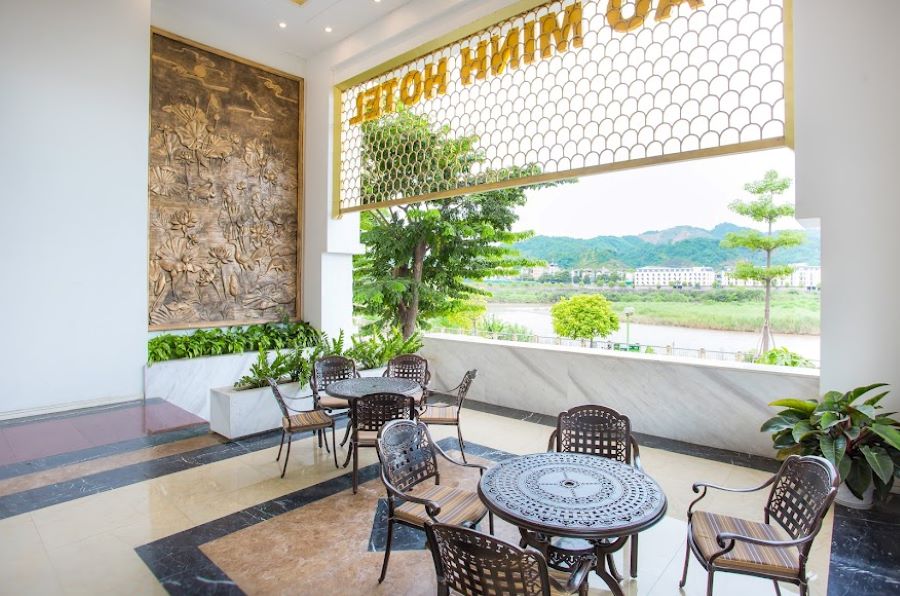 View sảnh chờ ngồi thưởng thức trà chiều cực chill tại Cao Minh hotel - Ảnh từ Minh Cao