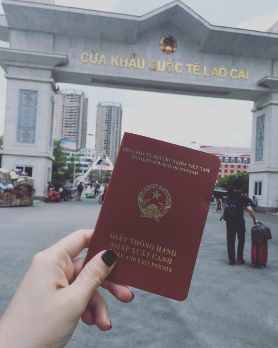 Check in Cửa khẩu Quốc tế Lào Cai - Ảnh từ Hoàng Khánh Linh