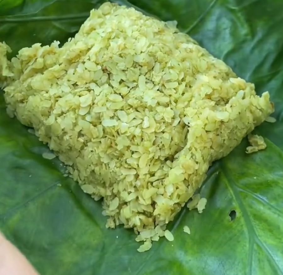 Cốm xanh Tây Bắc chứa nhiều dưỡng chất tốt cho cơ thể - Ảnh sưu tầm Cốm xanh Tây Bắc chứa nhiều dưỡng chất tốt cho cơ thể - Ảnh sưu tầm