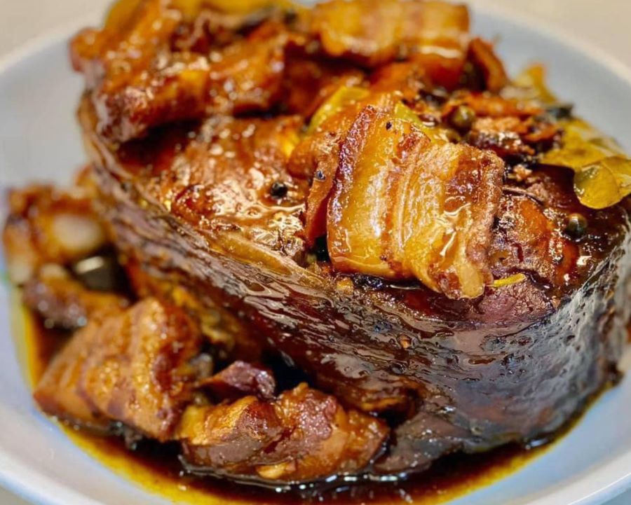 Cá trắm cỏ kho thịt - Ảnh từ Mai Mít