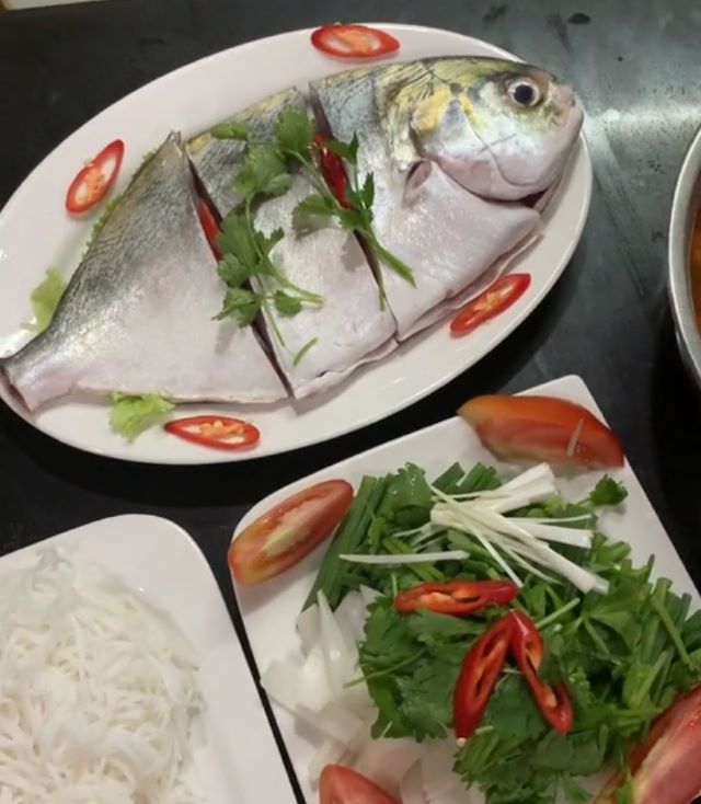 Cá chim trắng nấu ngót - Ảnh từ anhthonauan99
