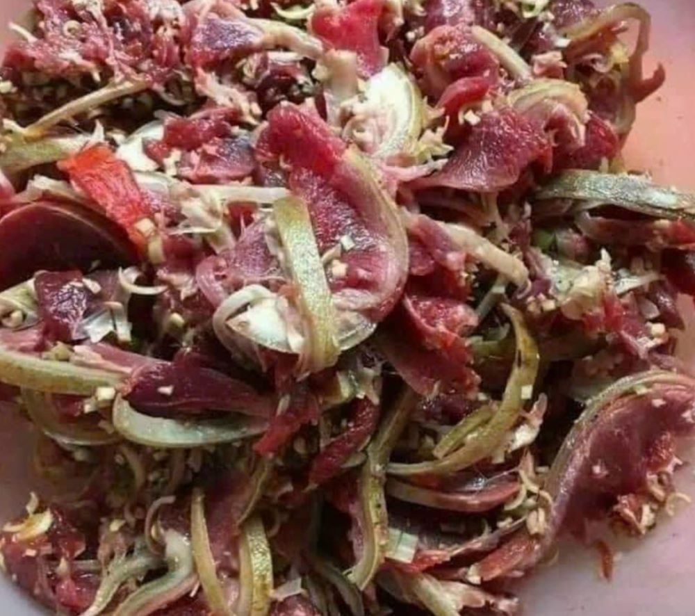 Các món từ thịt nhím - Ảnh từ Hoa Mai
