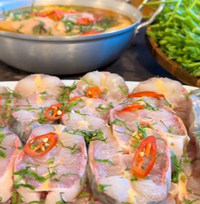 Lẩu măng chua cá tầm - Ảnh từ thachthuyhuong 88