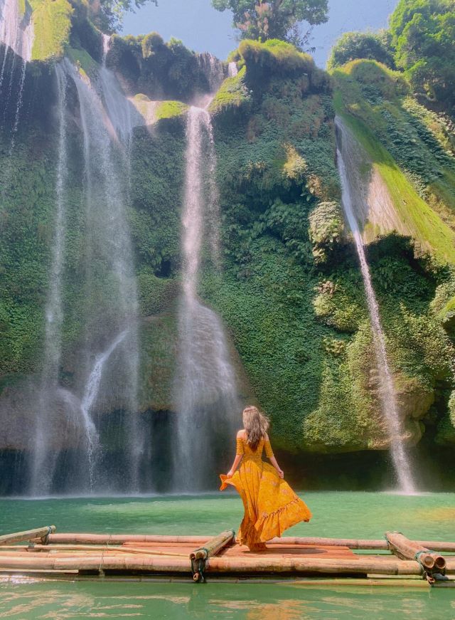 Nên du lịch thác nàng tiên là khoảng thời gian chuyển giao từ mùa xuân sang mùa hè - Ảnh từ Trần Thị Phương Liên Nên du lịch thác nàng tiên là khoảng thời gian chuyển giao từ mùa xuân sang mùa hè - Ảnh từ Trần Thị Phương Liên