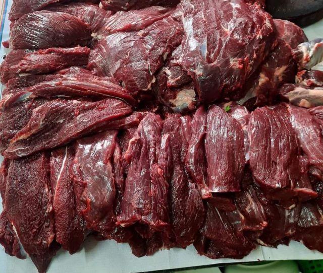 Quy trình chế biến thịt trâu gác bếp - Ảnh sưu tầm