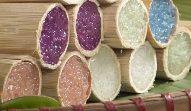 Thưởng thức món cơm lam dẻo thơm - Ảnh sưu tầm Thưởng thức món cơm lam dẻo thơm - Ảnh sưu tầm