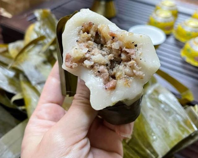 Bánh rợm là loại bánh đặc trưng truyền thống của đồng bào Tày, Nùng ở xứ Lạng - Ảnh từ Tịnh Lạc