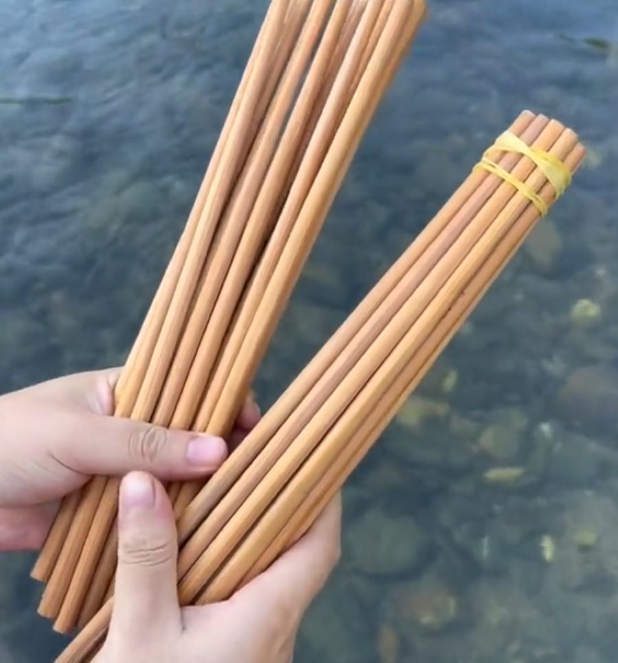 Đặc điểm đũa tre Tây Bắc - Ảnh sưu tầm