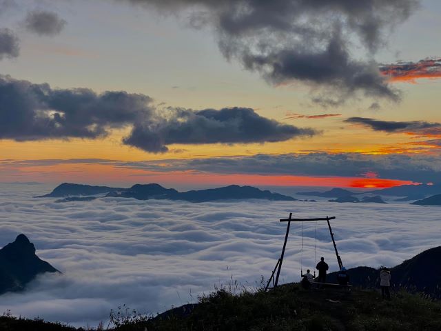 Bình minh siêu đẹp ở núi Muối - Ảnh từ Phương Thảo