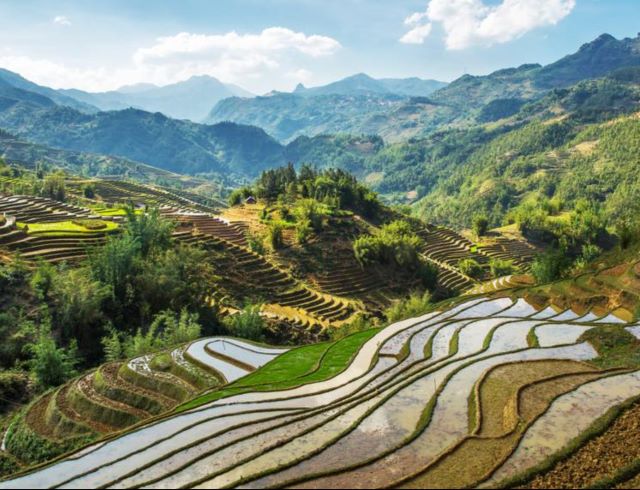 Mùa nước đổ ở Sapa Lào Cai - Ảnh sưu tầm
