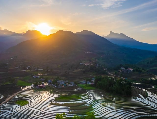 Mùa nước đổ ở Sin Suối Hồ - Ảnh từ Nguyễn Minh Hải