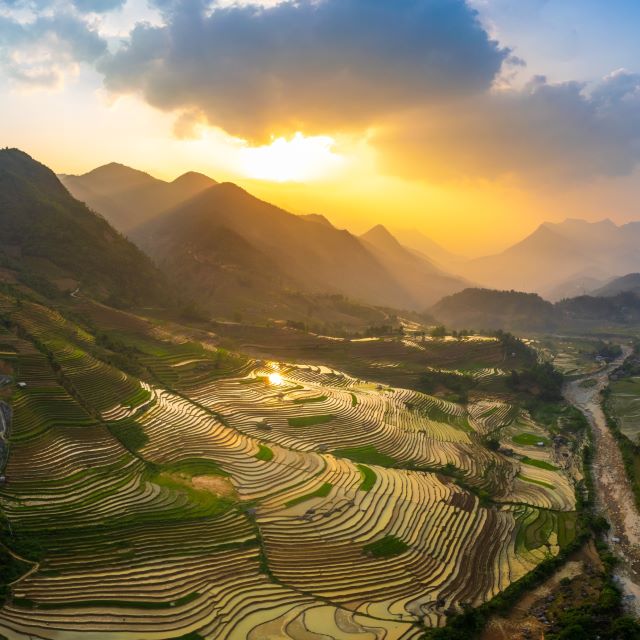 Mùa nước đổ ở Yên Bái - Ảnh từ Nguyễn Minh Hải