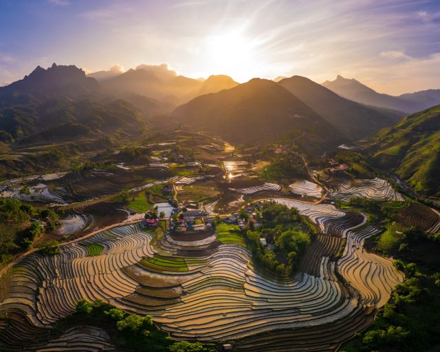 Mùa nước đổ Tây Bắc sẽ xuất hiện vào đầu tháng 5 đến tháng 6 - Ảnh từ Nguyễn Minh Hải