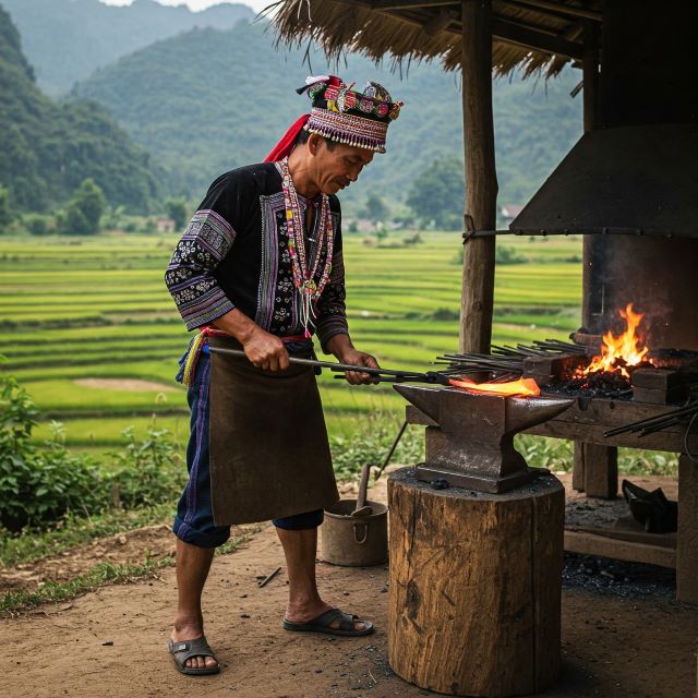 Nghề rèn dao đã ăn sâu vào tiềm thức cộng đồng Dao Đỏ như một&nbsp;di sản văn hóa phi vật thể&nbsp;quý giá
