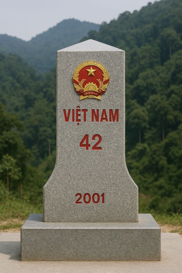 Check in cột mốc biên giới số 42 Check in cột mốc biên giới số 42