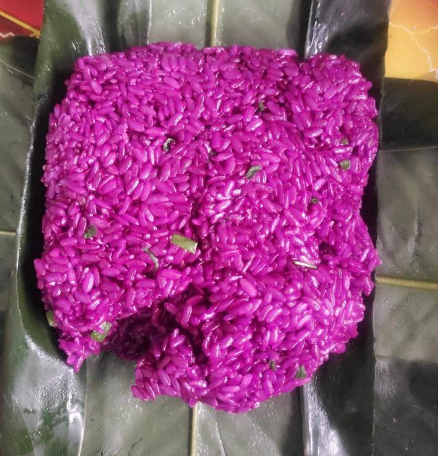 Đặc sản xôi tím - Ảnh từ Hiển Din