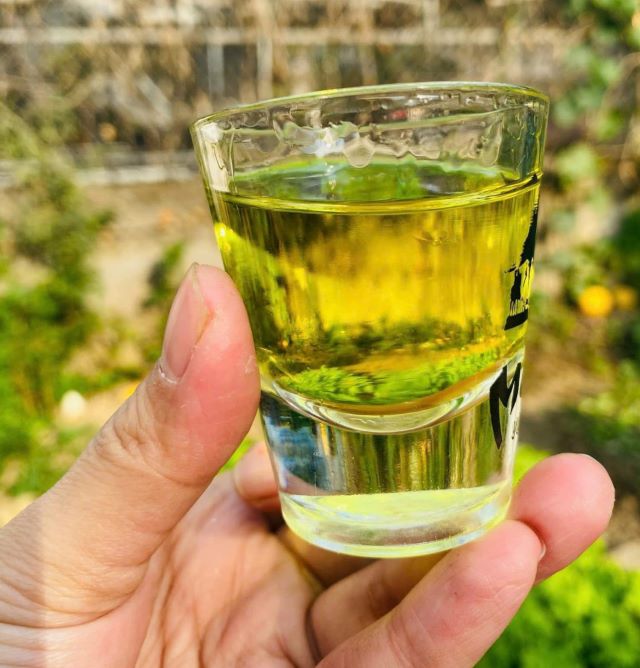 Thưởng thức rượu ngô men lá - Ảnh sưu tầm
