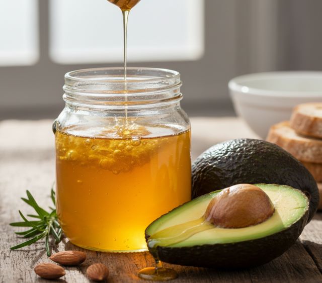 Dưỡng tóc bằng mật ong và bơ