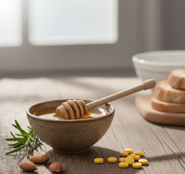 Dưỡng tóc bằng Mật ong & Vitamin B1
