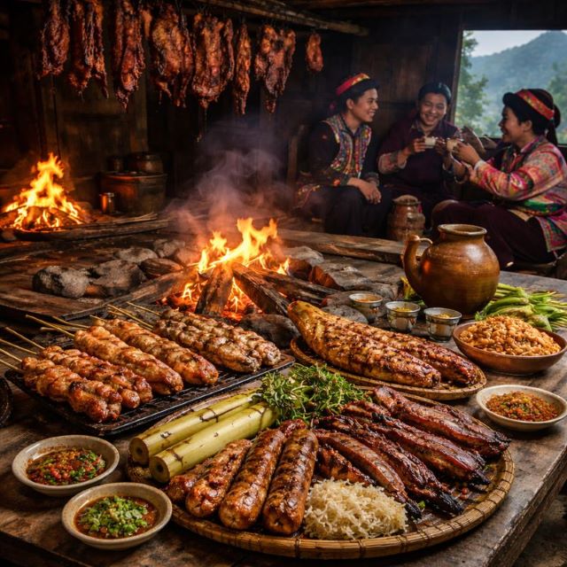 Lý do người Tây Bắc ưa chuộng đồ nướng và gác bếp