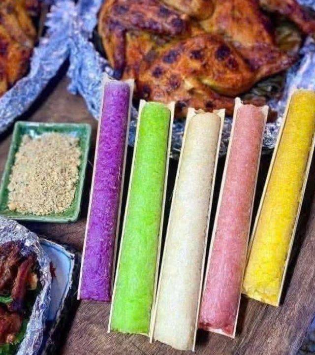 Thưởng thức đặc sản Cơm lam Điện Biên