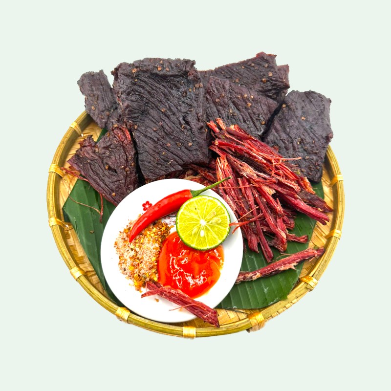 Thịt trâu gác bếp Đặc Sản Tây Bắc