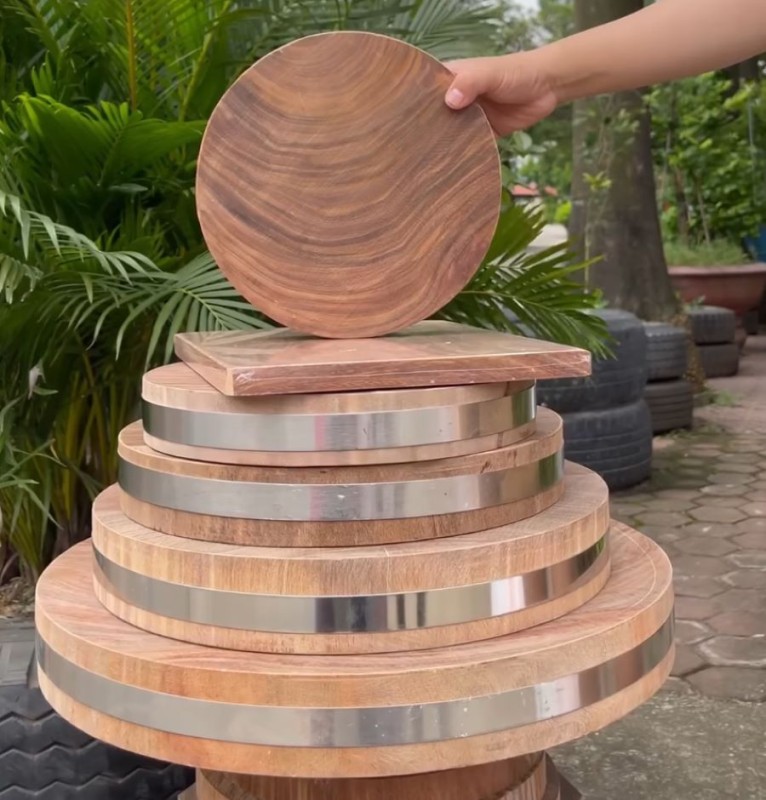 Thớt gỗ Tây Bắc - Ảnh từ Vua Thớt Nghiến Tây Bắc