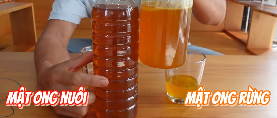 Cách phân biệt mật ong rừng và mật ong nuôi - Ảnh từ BÌNH ĐIÊN NẶNG