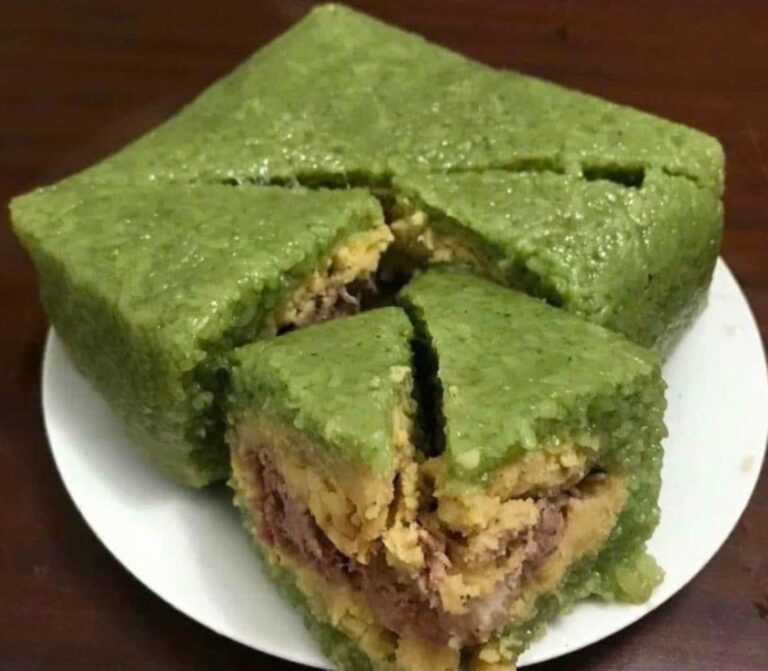 Bánh chưng làng Đầm - Ảnh từ Hương Kiều