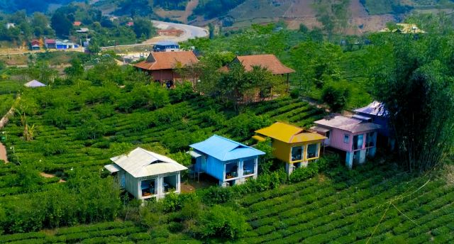 Mộc Châu Arena Village từ trên cao - Ảnh sưu tầm