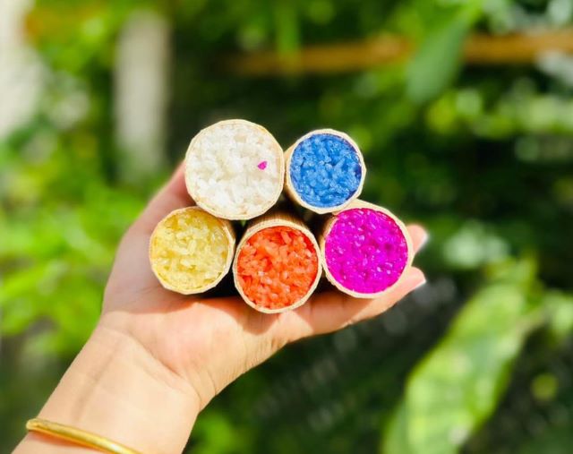 Cơm lam đặc sản núi rừng Tây Bắc - Ảnh sưu tầm Cơm lam đặc sản núi rừng Tây Bắc - Ảnh sưu tầm