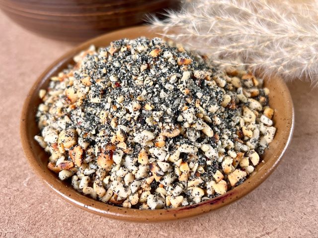 Muối vừng lạc rang để ăn kèm với cơm lam - Ảnh sưu tầm Muối vừng lạc rang để ăn kèm với cơm lam - Ảnh sưu tầm