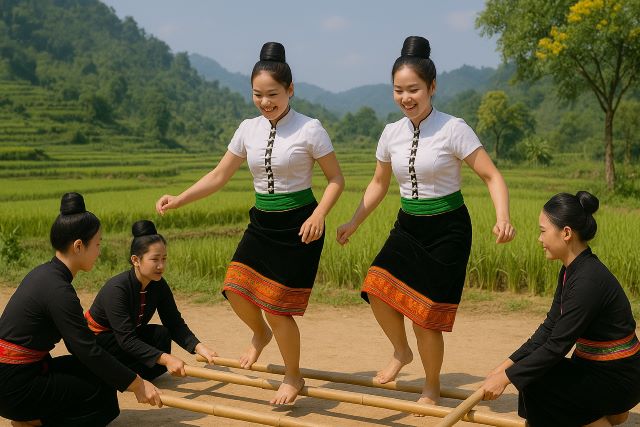 Nhảy sạp – Điệu múa nhịp điệu của người Mường