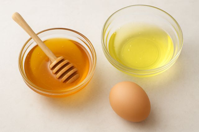 Mặt nạ mật ong với lòng trắng trứng gà