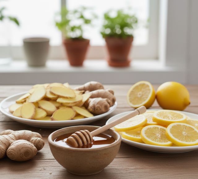 Detox gừng, mật ong và chanh Detox gừng, mật ong và chanh