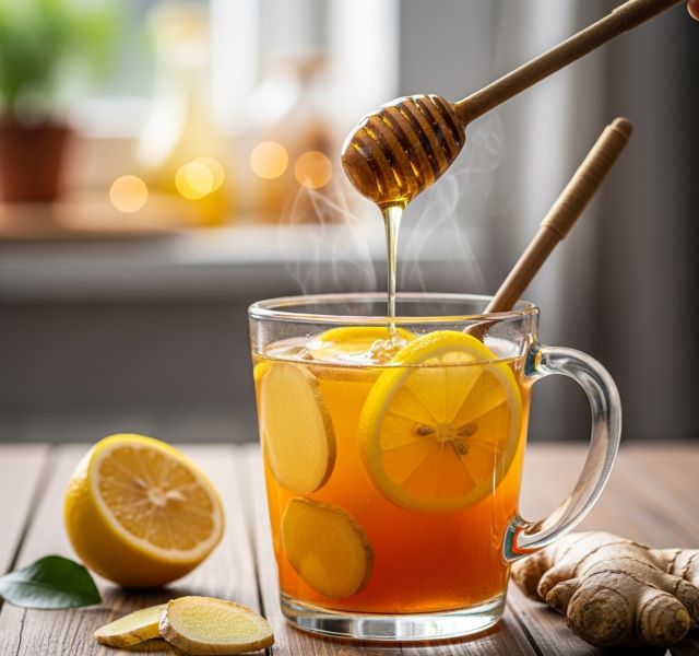 Nước chanh gừng mật ong Nước chanh gừng mật ong