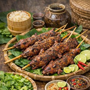 Cách làm món chuột rừng nướng mắc khén